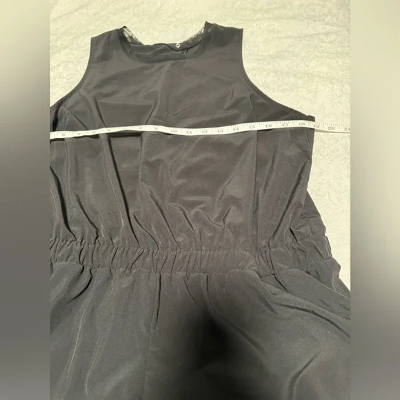 Zella Solid Black Romper Business Casual Closet Staple Womens XL - Picture 8 of 11